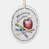 geschiedenisleraar keramisch ornament (Rechts)