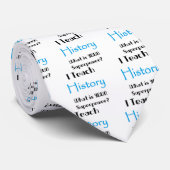 geschiedenisles stropdas (Opgerold)