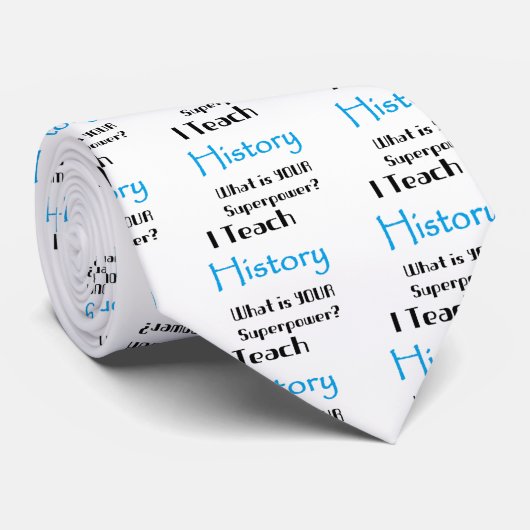 geschiedenisles stropdas (Opgerold)