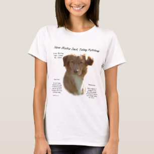 Geschiedenisontwerp Nova Scotia Duck Tolling T-shirt