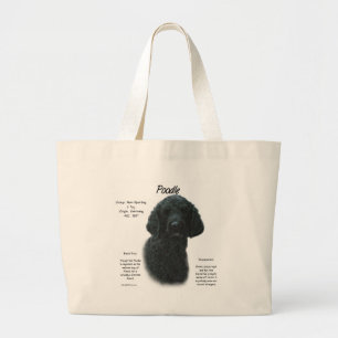 Geschiedenisontwerp porseleinen (blk) grote tote bag