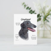 Geschiedenisontwerp voor grijsheuvel briefkaart (Staand voorkant)