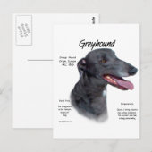 Geschiedenisontwerp voor grijsheuvel briefkaart (Voorkant / Achterkant)