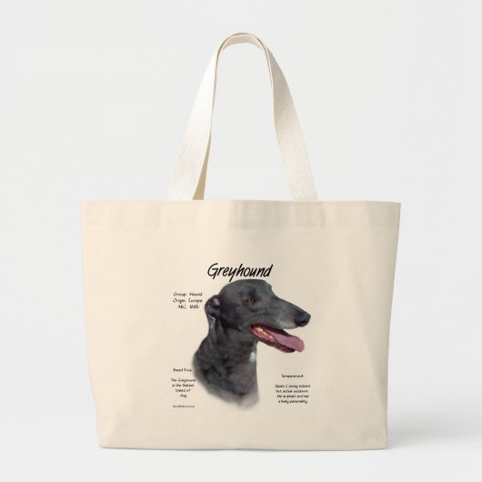 Geschiedenisontwerp voor grijsheuvel grote tote bag (Voorkant)
