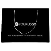 Geschikt bedrijf voor logo, zakelijke cadeautjes z groot cadeauzakje (Voorkant)