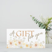 Geschikt cadeaucertificaat voor details (Staand voorkant)