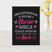 Geschikt genoeg om een verpleegkundige te worden kaart (Gele Bloem)
