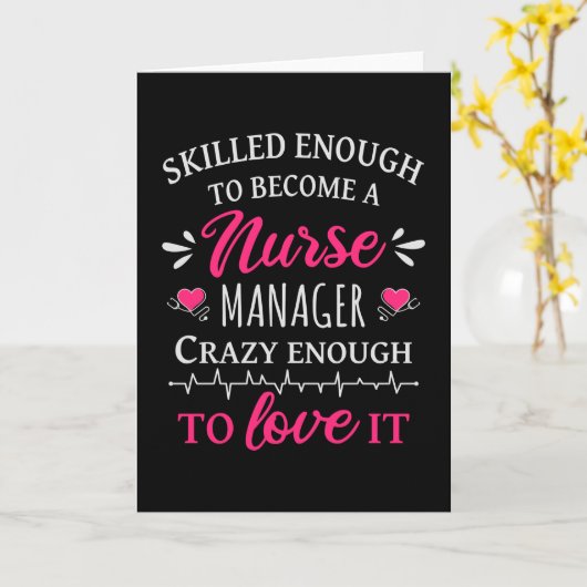 Geschikt genoeg om een verpleegkundige te worden kaart (Gele Bloem)