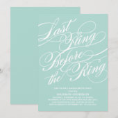 GESCHIKT | INVITATIE BACHELORETTE PARTIJ KAART (Voorkant / Achterkant)