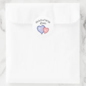 GESCHIKT MET LOVE RONDE STICKER (Tas)
