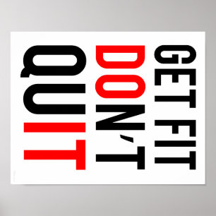 Geschikt. Niet stoppen Poster