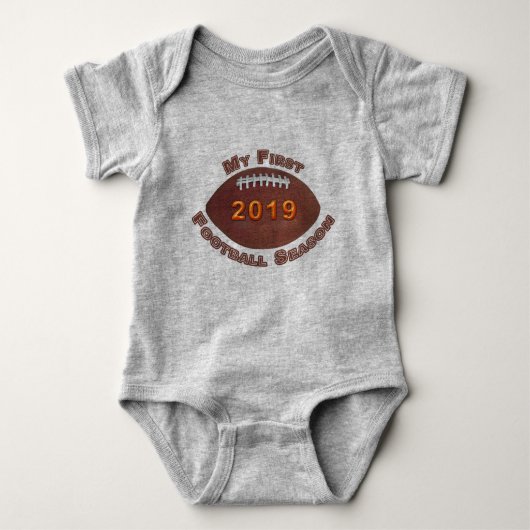 Geschikt om de Baby-jumper van het eerste Football Romper (Voorkant)
