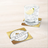 GESCHIKT Onderzetter met Gold PURIM Script (Insitu)