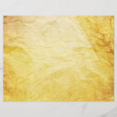 GESCHIKT PAPIER GEPELLOWDE CREAM DIGITAL SJABLOON FLYER (Achterkant)