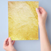 GESCHIKT PAPIER GEPELLOWDE CREAM DIGITAL SJABLOON FLYER (Hand)