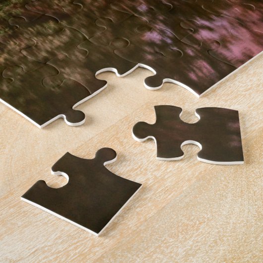 Geschikt roze ochtend legpuzzel (Zijkant)