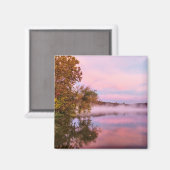 Geschikt roze ochtend magneet (Voorkant / Achterkant)