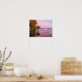 Geschikt roze ochtend poster (Keuken)