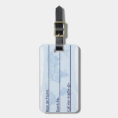 Geschikt voor 4 reizen bagagelabel (Voorkant verticaal)