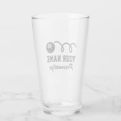 Geschikt voor acht cartoons met balkbalpen, aangep glas (Achterkant)