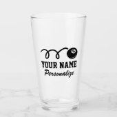 Geschikt voor acht cartoons met balkbalpen, aangep glas (Voorkant)