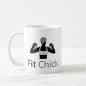 Geschikt voor Chick met Kettlebells Koffiemok (Links)