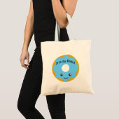 Geschikt voor D is voor Donut Tote Bag (Voorkant (product))