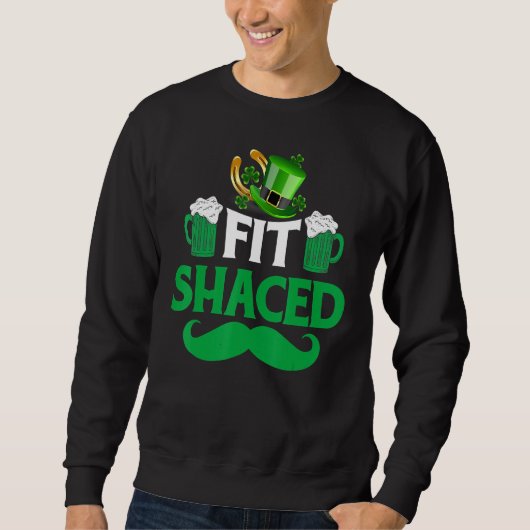 Geschikt voor de Ierse klaver St Patrick S Day Gre Trui (Voorkant)