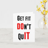 Geschikt voor DO IT-prijsopgave, motivatie wijshei Kaart (Gele Bloem)