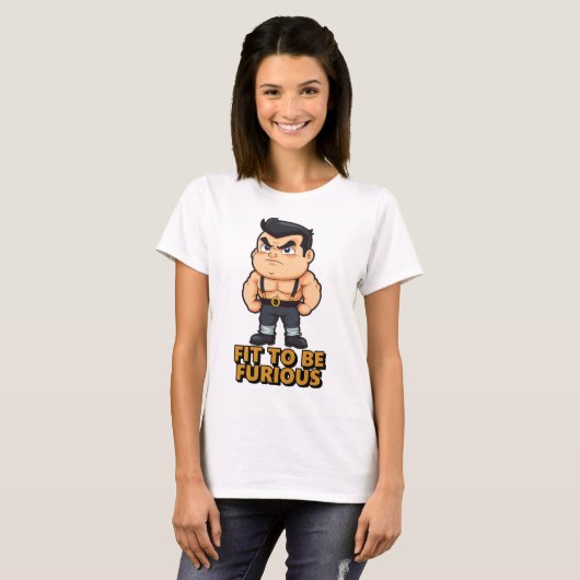 Geschikt voor Furious T-shirt (Voorkant volledig)