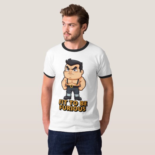 Geschikt voor Furious T-shirt (Voorkant volledig)