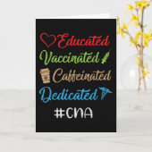 Geschikt voor gevaccineerde cafeïnevrije geneesmid kaart (Gele Bloem)