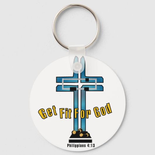 Geschikt voor God Sleutelhanger (Voorkant)