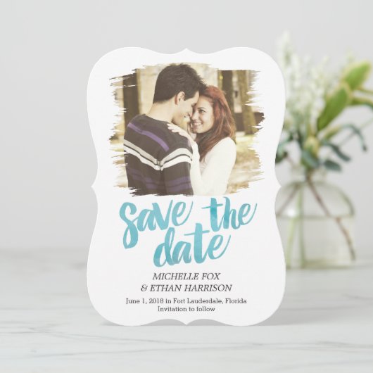 Geschikt voor het opslaan van de datumkaart save the date (Staand voorkant)