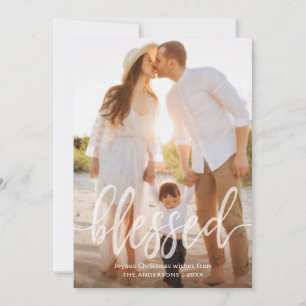 Geschikt voor kerstfeestdagen met handgeschreven s feestdagenkaart