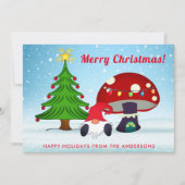 Geschikt voor kerstvakantie feestdagenkaart (Voorkant)