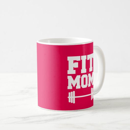 Geschikt voor mam Funny fitnessout koffie-mok Koffiemok (Voorkant rechts)