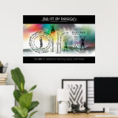 Geschikt voor ontwerp poster (Thuiskantoor)