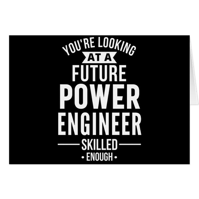 Geschikt voor Power Engineer (Voorkant Horizontaal)