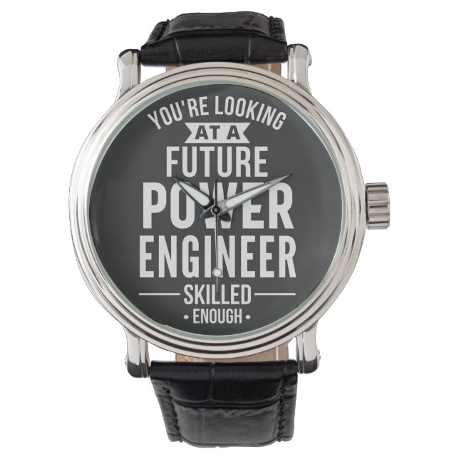 Geschikt voor Power Engineer Horloge (Voorkant)