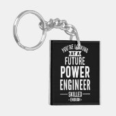 Geschikt voor Power Engineer Sleutelhanger (Voorkant Links)