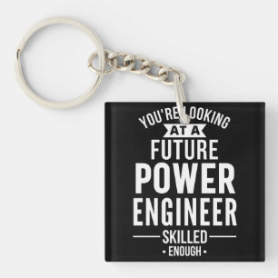 Geschikt voor Power Engineer Sleutelhanger