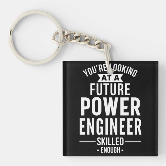 Geschikt voor Power Engineer Sleutelhanger (Voorkant)