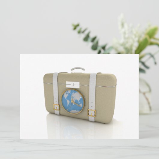 Geschikt voor reizen kaart (Staand voorkant)