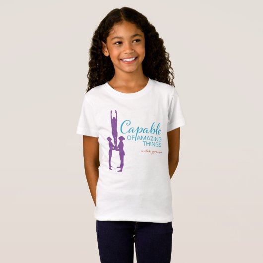 Geschikt voor wonderbaarlijke dingen, acro t-shirt (Voorkant volledig)