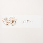 Geschikte bloemen gepersonaliseerd yogamat (Achterkant (horizontaal))