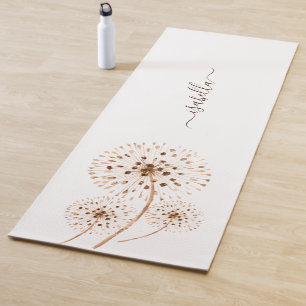 Geschikte bloemen gepersonaliseerd yogamat