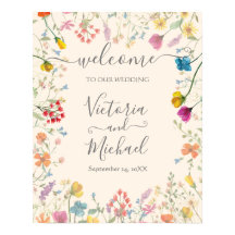 Geschikte bloemfloral Weddenschap Welkomstteken