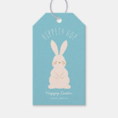 Geschikte Bunnies, aangepast paascadeLabel Cadeaulabel (Voorkant)