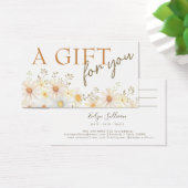 Geschikte cadeaukaart voor details visitekaartje (Bureau)